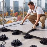 Terpo Nastavljiv podstavek za terasne plošče 40–70 mm – naklonska izravnava 5 %, 600 kg Gradbeni materiali in pripomočki