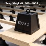 Terpo Nastavljiv podstavek za terasne deske, planke in plošče 140–210 mm – nosilnost 2.700 kg Gradbeni materiali in pripomočki