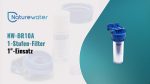 Terpo 1-stopenjski sedimentni filter 10 palcev 5 µm – priključek 1 palec, do 600 l/h