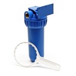 Terpo 1-stopenjski vodni filter 10″, 5 µm, 1″, NW-BR10B1, 130 × 140 × 340 mm Vodni filtri