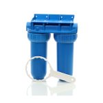 Terpo 2-stopenjski vodni filter 10″, 5 µm, 1/2″, NW-BR10B2, 280 × 150 × 355 mm Vodni filtri