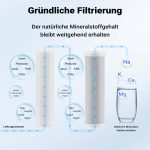 Terpo 2-stopenjski vodni filter 10″, 5 µm, 1/2″, NW-BR10B3, 274 × 150 × 355 mm Vodni filtri