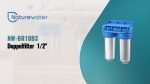 Terpo 2-stopenjski vodni filter 10″, 5 µm, 1/2″, NW-BR10B3, 274 × 150 × 355 mm Vodni filtri