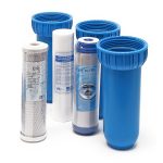 Terpo 3-stopenjski vodni filter 10″, 5 µm, 3/4″, NW-BR10B5, 400 × 145 × 350 mm Vodni filtri
