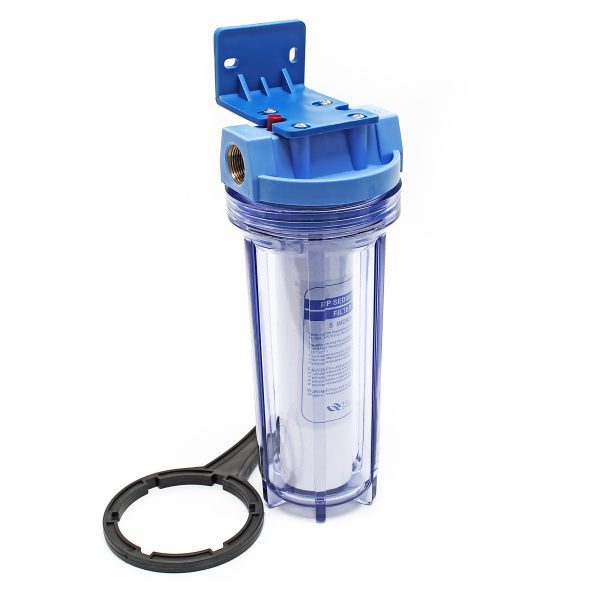 Terpo 1-stopenjski sedimentni filter 10 palcev 5 µm – priključek 3/4 palca, do 600 l/h