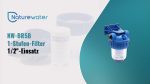 Terpo 1-stopenjski sedimentni filter 5 palcev 5 µm – priključek 1/2 palca, do 300 l/h