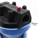 Terpo 1-stopenjski sedimentni filter 20 palcev 5 µm – priključek 3/4 palca, do 360 l/h