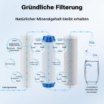 Terpo 3-stopenjski vodni filter 20 palcev 5 µm – sediment, granulat in ogljikov blok, priključek 1 palec