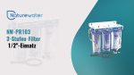 Terpo 3-stopenjski vodni filter 10″, 5 µm, 1/2″, ohišje 395 × 155 × 360 mm, izvedba NW-PR103 Vodni filtri