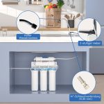 Terpo 5-stopenjski podpultni vodni filter 10 palcev – sediment, granulat, ogljikov blok in zaključna ogljikova vložka