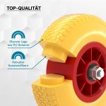 Terpo Nepredirno PU kolo za samokolnico 3.00-4, 75 × 260 mm – nosilnost 105 kg