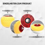 Terpo Nepredirno PU kolo za samokolnico 3.00-4, 75 × 260 mm – nosilnost 105 kg