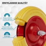 Terpo Nepredirno PU kolo za samokolnico 4.00-8, 100 × 400 mm – nosilnost 160 kg