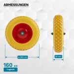 Terpo Nepredirno PU kolo za samokolnico 4.80/4.00-8, 90 × 390 mm – nosilnost 160 kg