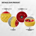 Terpo Nepredirno PU kolo za samokolnico 4.80/4.00-8, 90 × 390 mm – nosilnost 160 kg