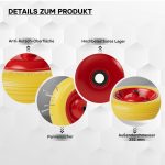 Terpo Nepredirno PU kolo za samokolnico 4.80/4.00-8, 90 × 392 mm – nosilnost 180 kg