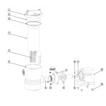 Terpo Obtočna črpalka za bazen 5000 l/h, 70 W – IPX8, višina črpanja 6,5 m