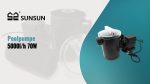 Terpo Obtočna črpalka za bazen 5000 l/h, 70 W – IPX8, višina črpanja 6,5 m