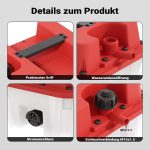 Terpo Odstranjevalnik tapet 2200 W – mere 304 x 246 x 220 mm