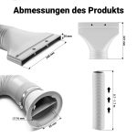 Terpo Odvodna cev za airbrush kabino 0,7–1,7 m Airbrush