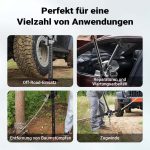 Terpo Offroad dvigalka (Farm Jack) 24″ 3000 kg z višino dviga 125–480 mm – mehanska dvigalka iz jekla za terenska vozila, SUV-je, ATV-je in prikolice