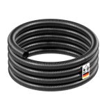 Terpo Ojačana spiralna sesalna cev Ø 32 mm, 10 m – črn PVC