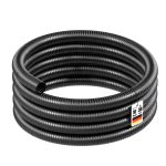 Terpo Ojačana spiralna sesalna cev Ø 38 mm, 10 m – črn PVC