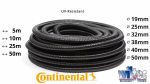 Terpo Ojačana spiralna sesalna cev Ø 50 mm, 10 m – črn PVC za vodo in ribnik