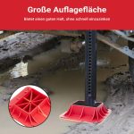 Terpo Osnovna podložna plošča (Offroad Basis) za farm dvigalko 27,8x27,8x7 cm – HDPE podložna plošča iz plastike za varno delo na mehkih tleh