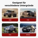 Terpo Osnovna podložna plošča (Offroad Basis) za farm dvigalko 27,8x27,8x7 cm – HDPE podložna plošča iz plastike za varno delo na mehkih tleh