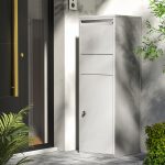 Terpo Paketnik – Srebrna, 460 × 450 × 1400 mm Fasada, vrata, ograja