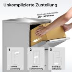 Terpo Paketnik – Srebrna, 460 × 450 × 1400 mm Fasada, vrata, ograja