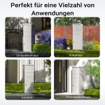 Terpo Paketnik – Srebrna, 460 × 450 × 1400 mm Fasada, vrata, ograja