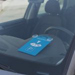 Terpo Parkirna ura modra iz plastike 17x13x0,2 cm – parkirna ura v skladu s predpisi za avto z dobro vidnim prikazom parkirnega časa