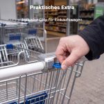 Terpo Parkirna ura s škraboljko za led in 3 nakupovalnimi žetoni, z gumijasto ustnico