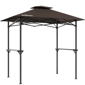 Terpo Paviljon za žar 242 × 158 × 250 cm – odvod dima, vodoodbojna streha in 2 polici