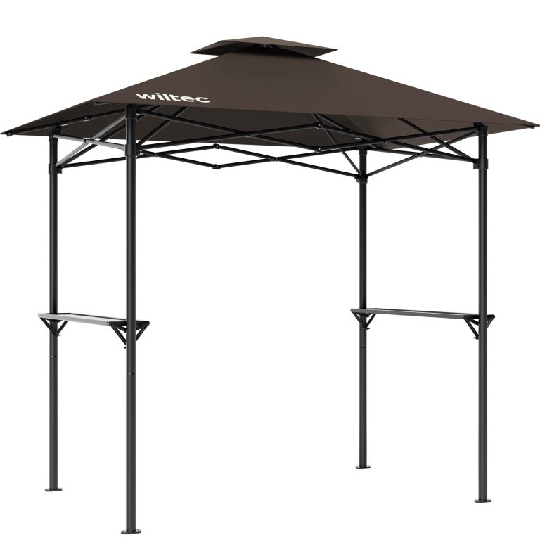 Terpo Paviljon za žar 242 × 158 × 250 cm – odvod dima, vodoodbojna streha in 2 polici