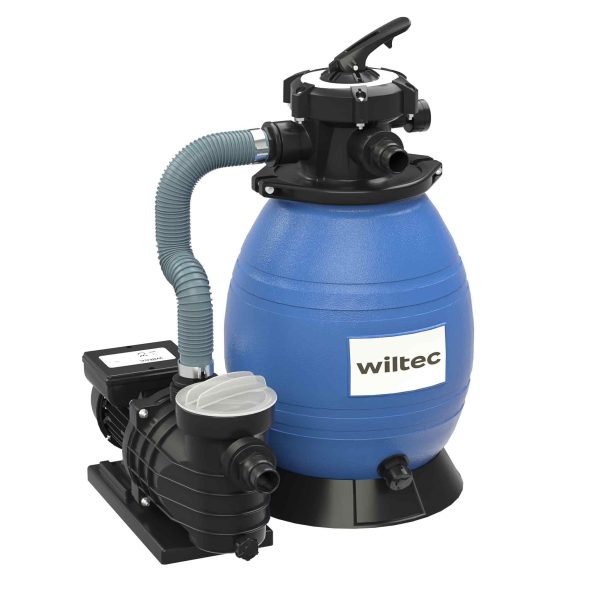 Terpo Peščeni filter za bazen 10.000 l/h, 250 W – 26 l filtrski rezervoar, IPX5