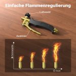 Terpo Plinski gorilnik za odstranjevanje plevela 80 kW – do 1850 °C, cev 5 m