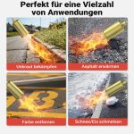Terpo Plinski gorilnik za odstranjevanje plevela 80 kW – do 1850 °C, cev 5 m