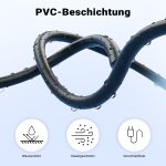 Terpo Podaljševalni kabel 7-polni 3 m, dvojni vtič, PVC – za prikolice in karavane