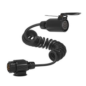 Terpo Podaljševalni kabel 8-polni 3 m, spiralni, PU material – za prikolice in karavane