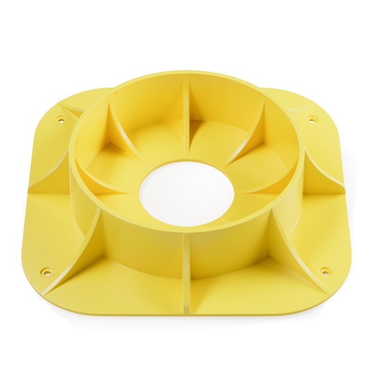 Terpo Podlaga za podporno kolo prikolice 236 mm, nosilnost 907 kg, HDPE