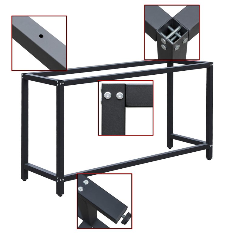 Terpo Podnožje delovne mize – mere 1500 x 500 x 800 mm, nosilnost 250 kg Delavnica in orodje