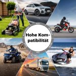 Terpo Polnilec akumulatorja 12–24 V, 16 A, za akumulatorje 30–300 Ah, moč 490 W – LCD zaslon, ročaj za prenašanje