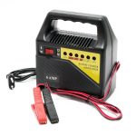 Terpo Polnilec akumulatorja 6V 12V 6A, samodejni izklop – za avtomobile, motorje, kosilnice, manjše čolne