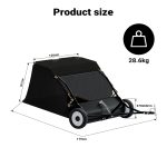 Terpo Pometalnik trate 105 cm za traktorsko kosilnico – zbiralna mreža 365 l
