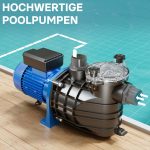 Terpo Obtočna črpalka za bazen 34.800 l/h, 3000 W – višina črpanja 19 m, IPX5