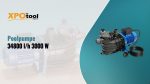 Terpo Obtočna črpalka za bazen 34.800 l/h, 3000 W – višina črpanja 19 m, IPX5