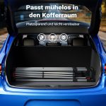 Terpo Pop-up paviljon 3 × 3 m s stransko steno in kolesi – moder
